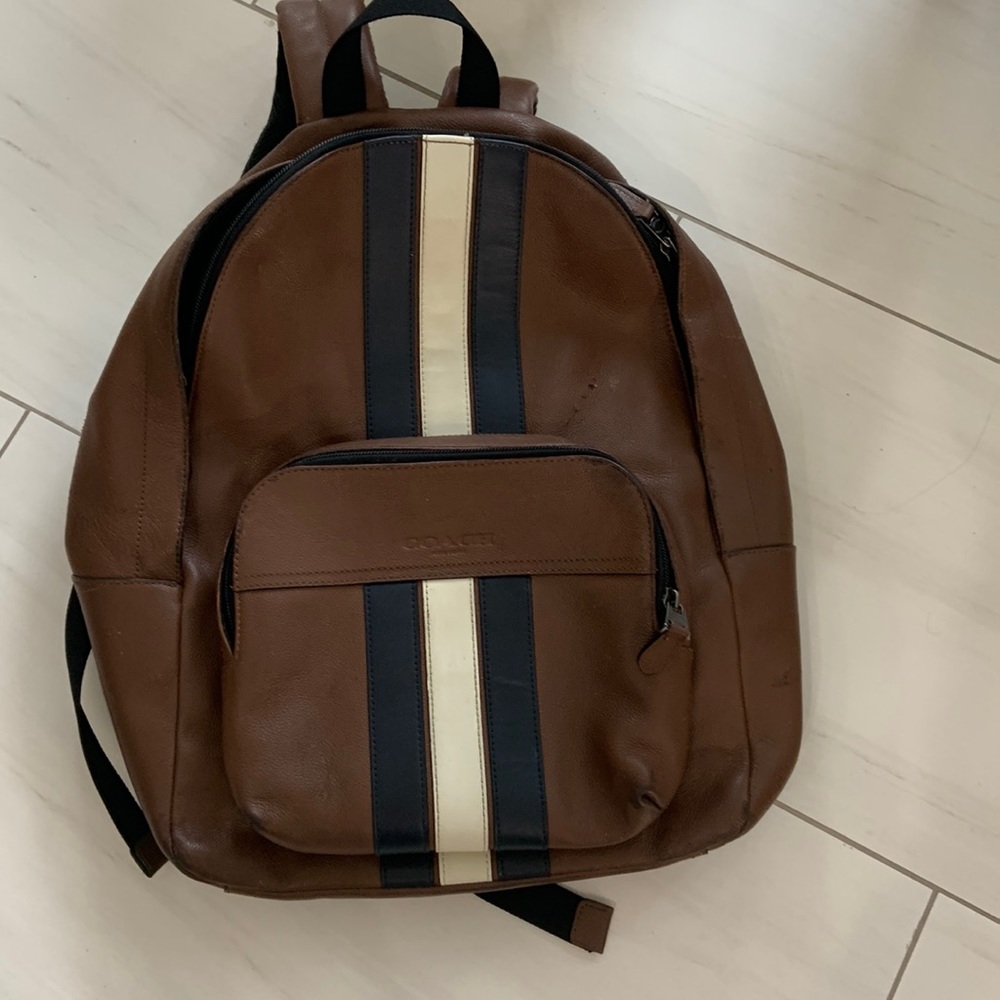 Men’s Coach Houston Varsity Stipe Backpack F49324